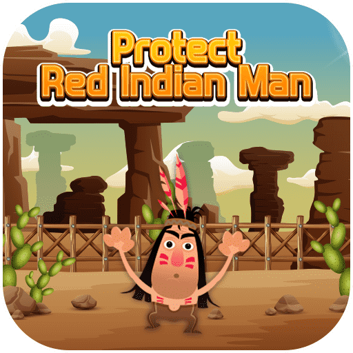Play Protect Red Indian Man Game on GameZgames